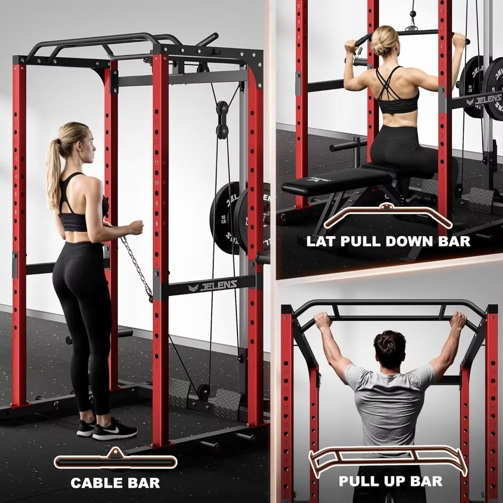 S21 Power Cage Multi-Function  - Home Gym Equipment Set 评论和价格