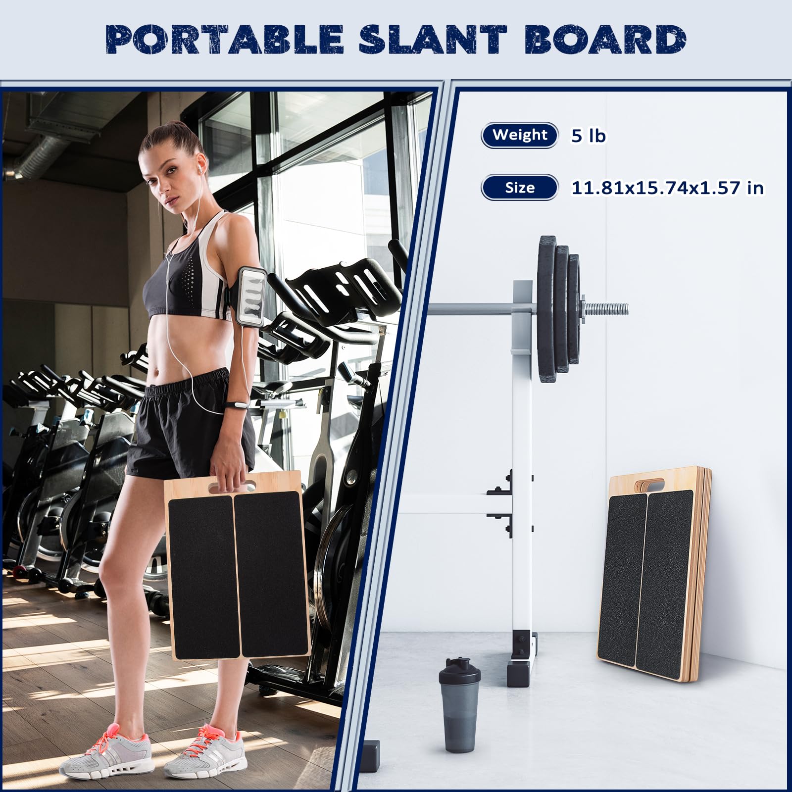 2‑in‑1 Wooden Balance Board &  - Leg Home Gym Workout 评论和价格