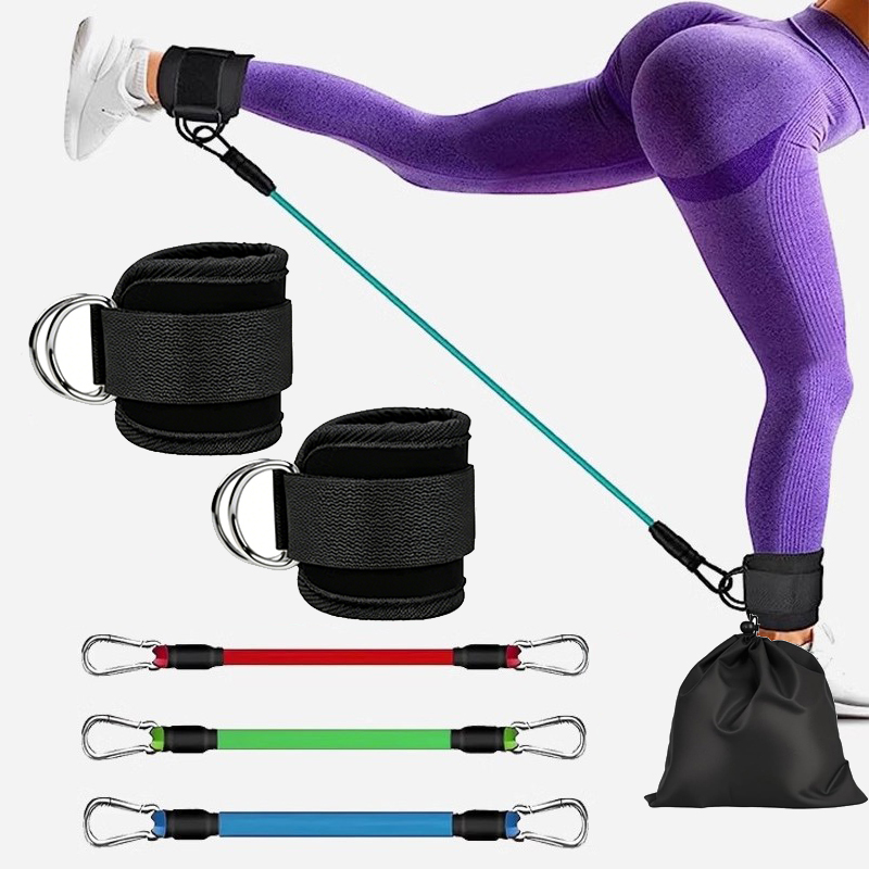 Ankle Strap Cable Machine With - Home Gym Equipment Set 评论和价格