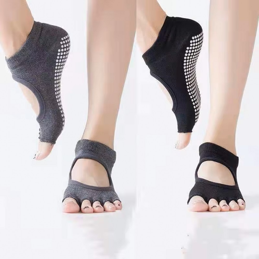 Backless Five Toe Yoga Socks O - Home Gym Yoga 评论和价格